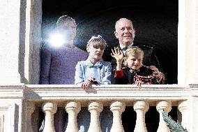 NO TABLOIDS-Monaco National Day Celebrations-Balcony DN