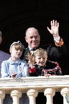 NO TABLOIDS-Monaco National Day Celebrations-Balcony DN