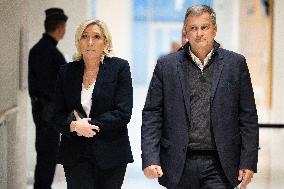 Rassemblement National Trial for embezzlement of European public funds - Paris