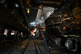 Continuous casting section at Zaporizhstal Steel Works