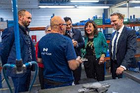 Minister Delegate for Industry Visits Nexteam - Toulouse