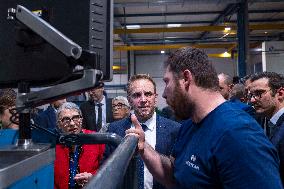 Minister Delegate for Industry Visits Nexteam - Toulouse