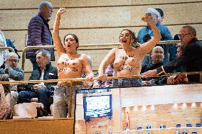 FEMEN Protests In The Senate - Madrid