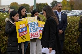 DC: Rep Ocasio-Cortez hold a TPS for Ecuadorians press conference