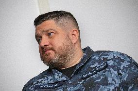 Briefing of Ukrainian Navy spokesperson Dmytro Pletenchuk in Kyiv