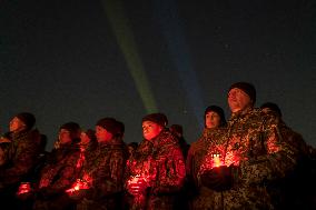 1,000 Candles On The 1,000th Day Of The Full-scale Invasion Russia To Ukraine