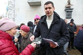 Memorial plaque to Vasyl Stus unveiled in Kyiv