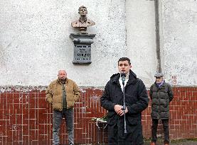 Memorial plaque to Vasyl Stus unveiled in Kyiv