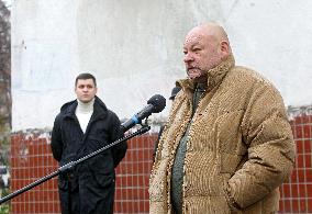 Memorial plaque to Vasyl Stus unveiled in Kyiv