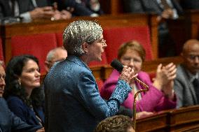 Questions to the government at the National Assembly in Paris FA