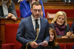 Questions to the government at the National Assembly in Paris FA