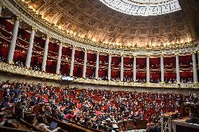 Questions to the government at the National Assembly in Paris FA