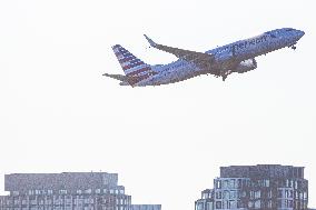 American Airlines Boeing 737 MAX 8 Departing