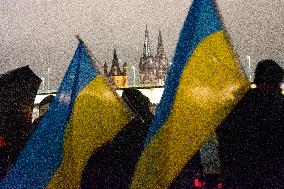 Ukraine Demo To Marks 1000 Days War Between Ukraine And Russia In Cologne