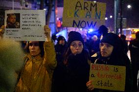 1.000th Day Of Russian Aggression On Ukraine Demonstration.