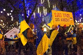 Ukraine Demo To Marks 1000 Days War Between Ukraine And Russia In Cologne