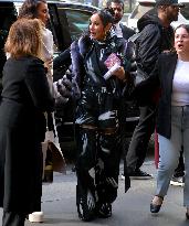 Angie Katsanevas And Bronwyn Newport At NBC - NYC