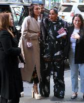 Angie Katsanevas And Bronwyn Newport At NBC - NYC