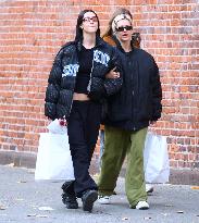 Iris Law And Amelia Hamlin Shopping - NYC