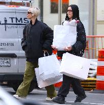 Iris Law And Amelia Hamlin Shopping - NYC