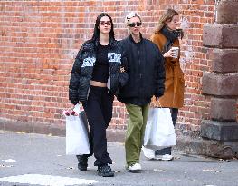 Iris Law And Amelia Hamlin Shopping - NYC