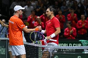 Rafa Nadal Makes Emotional Exit After Davis Cup Defeat