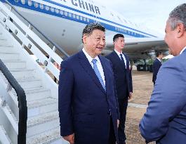 Xi Attends G20 - Rio De Janeiro