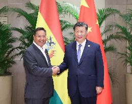 Xi Attends G20 - Rio De Janeiro