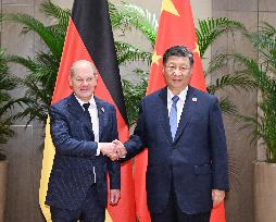 Xi Attends G20 - Rio De Janeiro