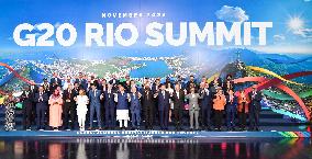 Xi Attends G20 - Rio De Janeiro