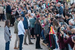 Royals Return To Flood-Hit Region - Spain