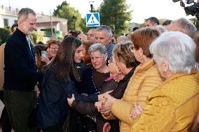 Royals Return To Flood-Hit Region - Spain