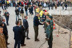 Royals Return To Flood-Hit Region - Spain