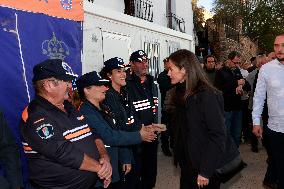 Royals Return To Flood-Hit Region - Spain