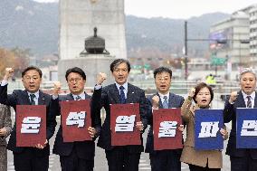 Rebuilding Korea Party Reveals Draft Impeachment Proposal Against President Yoon Suk Yeol