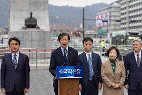 Rebuilding Korea Party Reveals Draft Impeachment Proposal Against President Yoon Suk Yeol