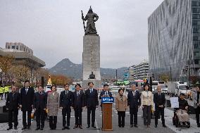 Rebuilding Korea Party Reveals Draft Impeachment Proposal Against President Yoon Suk Yeol