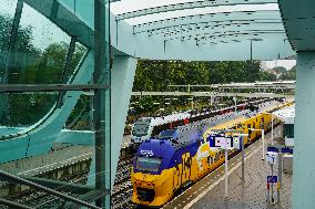 Daily Life On The Platforms At Arnhem Centraal Train Station