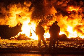 Farmers Demonstrate Against the EU-Mercosur Free Trade Agreement - Villedoux