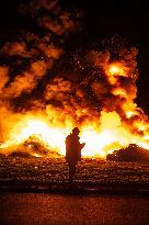 Farmers Demonstrate Against the EU-Mercosur Free Trade Agreement - Villedoux