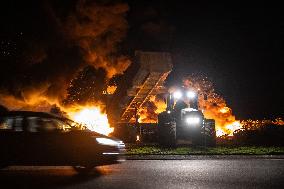 Farmers Demonstrate Against the EU-Mercosur Free Trade Agreement - Villedoux