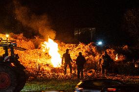 Farmers Demonstrate Against the EU-Mercosur Free Trade Agreement - Villedoux