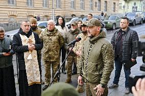 Recruitment centre of Ukraines 67th Mechanized Brigade opened in Lviv