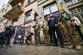 Recruitment centre of Ukraines 67th Mechanized Brigade opened in Lviv