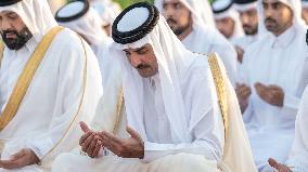 Qatar's Emir Performs Rain-Seeking Prayer - Lusail