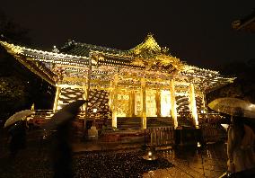 Shrine illumination in Tokyo