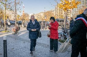 Demonstration At 106th Session of the Congress of Mayors - Paris