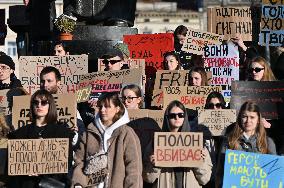 Dont Be Silent! Captivity Kills rally in Lviv