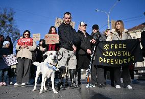 Dont Be Silent! Captivity Kills rally in Lviv