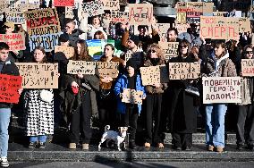 Dont Be Silent! Captivity Kills rally in Lviv